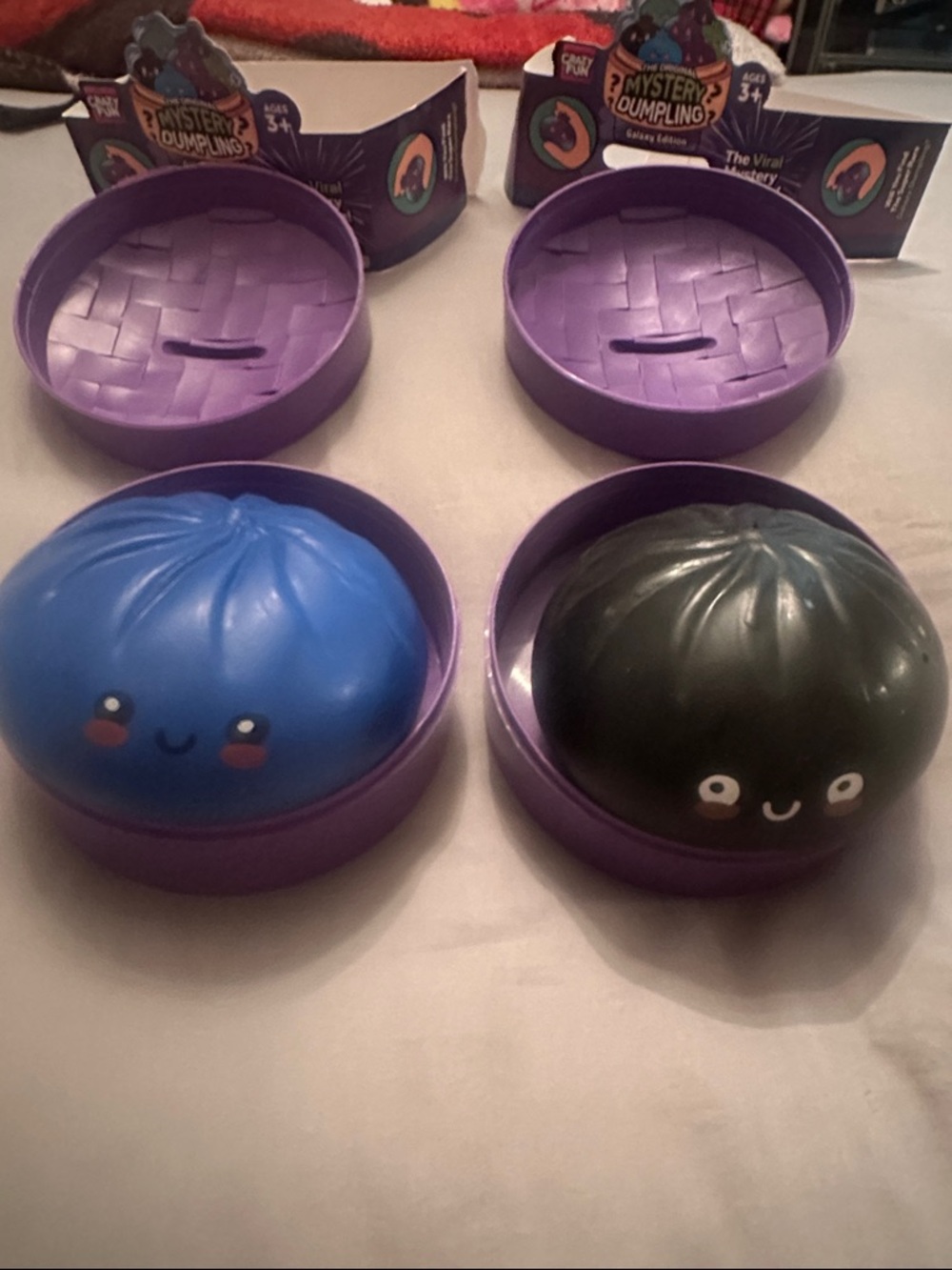 Opened galaxy dumplings